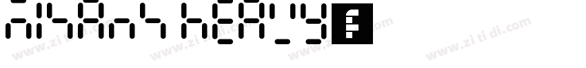 Misans Heavy字体字体转换